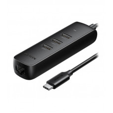 UGREEN USB-C to USB-A x3 | LAN with micro USB Optional Power Hub