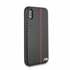 CG Mobile כיסוי קשיח מקרבון (פחמן) לאייפון XR בצבע שחור/אדום BMW M רשמי