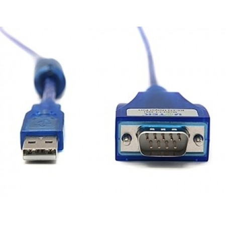 כבל USB - סיריאלי RS232 איכותי עם צ'יפסט PROLIFIC - מטר 1.5