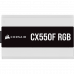 Corsair PSU 550W CX550F RGB White 80+ Bronze