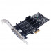 STLAB RS422/485 X 4 PCI-E Card With Isolation