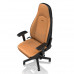 Noblechairs ICON Real Leather Gaming Chair Cognac/Black עור אמיתי