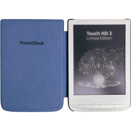 Pocketbook 6" Touch HD 3 White Limited Edition With Blue Cover