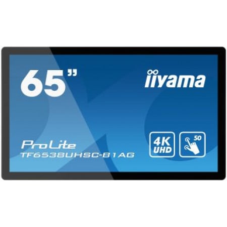IIYAMA 65" ProLite 50pt Open Frame PCAP Touch 4K 8ms Monitor